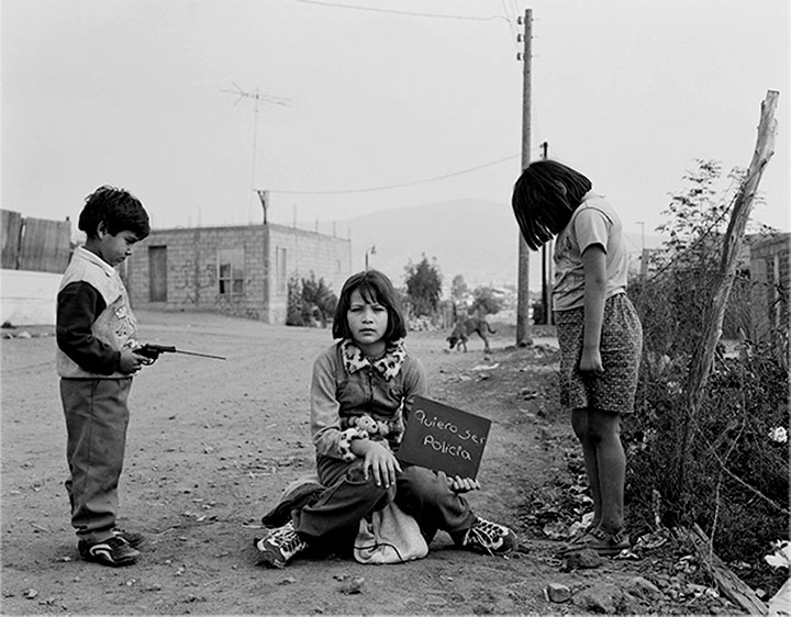 I want to be a policewoman. Maclovio Rojas, México